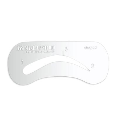 Make-Up Studio Brow Stencil Shaped 1Stuks
