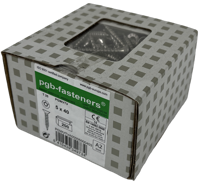 pgb-fasteners Universele Spaanplaatschroef RVS A2 VK-T Deeldraad verzonken kop Ø 5,0x40 TX25 | 200 st | PGWVTVA00005000403 - thumbnail