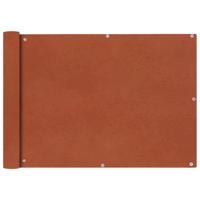 VidaXL Balkonscherm oxford textiel 75x400 cm terracotta - thumbnail