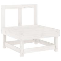 7-delige Loungeset massief grenenhout wit - thumbnail