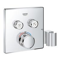 Grohe SmartControl Inbouwthermostaat - 3 knoppen - handdouchehouder - vierkant - chroom 29125000 - thumbnail