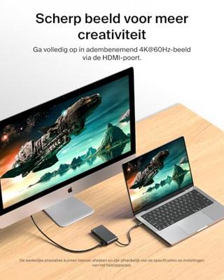 Belkin USB Hub, 5-Poorts USB C Hub, 4K HDMI @ 60Hz, 100W Power Delivery, 10Gbps Gegevensoverdracht, Meerpoorts USB C Adaptor - Compatibel met o.a. MacBook, iPad Pro, Chromebook Belkin USB Hub, 5-Poorts USB C Hub, 4K HDMI @ 60Hz, 100W Power Delivery, 10Gbps Gegevensoverdracht, Meerpoorts USB C Adaptor - Compatibel met o.a. MacBook, iPad Pro, Chromebook