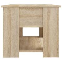 Salontafel 79x49x41 cm bewerkt hout sonoma eikenkleurig - thumbnail