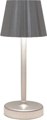 Anna&apos;s Collection Tafellamp draadloos 26.5x10.5cm zilver