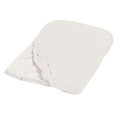 Aankleedkussenhoes - CANDIDE - Badstof - 50 x 75 cm - Wit