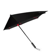 IMPLIVA ST-12-RED paraplu Zwart, Rood Glasvezel Polyester Volledig formaat - thumbnail