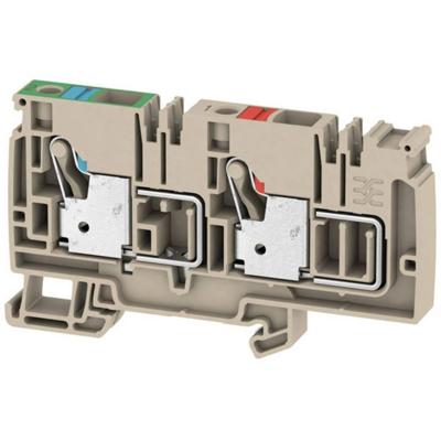 Weidmüller 1988240000 Doorgangsklem 10 mm Spanveer Grijs 1 stuk(s)