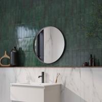 Ben Mimas ronde spiegel Ø60cm mat zwart - thumbnail