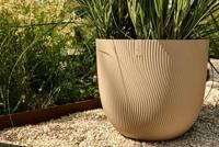 Bloempot sereh rond d25 h21 cm paddenstoel beige bloempot elho - Elho - thumbnail