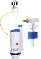 Toiletmechanismeset - ROUSSEAU - 3/6L - Robuust en compleet - NF-gecertificeerd - Stil en betrouwbaar - thumbnail