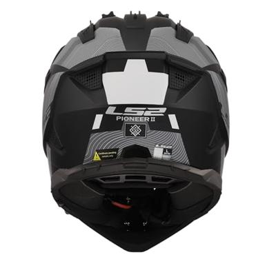 LS2 endurohelm "mx702 pioneer ii hill". helmet mx702 pion.ii hill xxl bl./whte matt - thumbnail