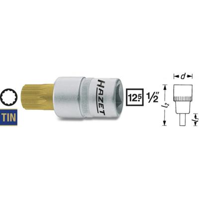 HAZET dopsleutelbit "990" screwdr.one. 1/2" hexagonal l1= 60mm