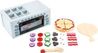 Small Foot - houten speeleten pizza-oven set, 25dlg. - thumbnail