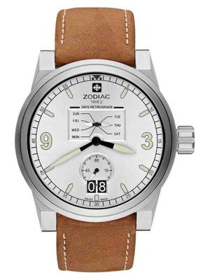 Horlogeband Zodiac ZO8564 Leder Cognac 24mm