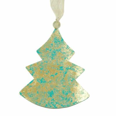 Metalen Boom Turquoise/Wit Metalen Boom Turquoise/Wit