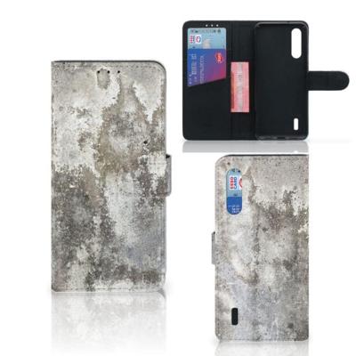 Xiaomi Mi 9 Lite | Bookcase | Beton Print Xiaomi Mi 9 Lite | Bookcase | Beton Print