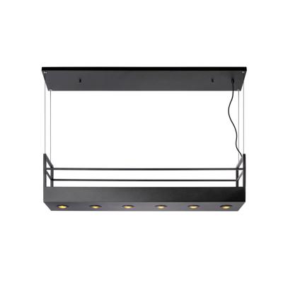 Lucide MIRAVELLE - Hanglamp - 6xGU10 - Zwart
