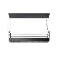 Lucide MIRAVELLE - Hanglamp - 6xGU10 - Zwart - thumbnail