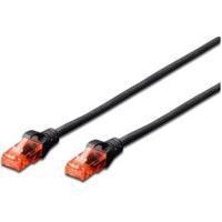 Digitus DK-1612-020/BL RJ45 Netwerkkabel, patchkabel CAT 6 U/UTP 2.00 m Zwart Verdraaide paren 1 stuk(s) - thumbnail