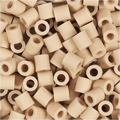 NABBI Biobeads van , afm 5x5 mm, gatgrootte 2.5 mm, medium, crème, 1000 stuk/ 1 doos NABBI Biobeads van , afm 5x5 mm, gatgrootte 2.5 mm, medium, crème, 1000 stuk/ 1 doos