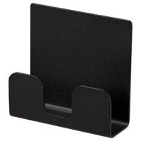 Handdoekhaak Haceka Redefine Enkel Mat Zwart - thumbnail