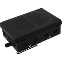 Wiska KA 016/5 BK Aftakkast (l x b x h) 125 x 86 x 41 mm Zwart (RAL 9005) IP55 1 stuk(s) - thumbnail