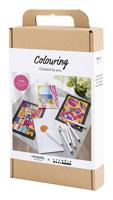 Creativ Company Hobbyset kleuren, schilderen volgens cijfers, markeerstiften, 1 doos - thumbnail