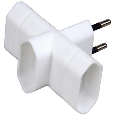 Stopcontact Verdeelstekker 3680W - 3-Voudig Mat Wit Kunststof - Aigi Weoya