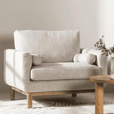 Nohr Fauteuil 'Shanai' Bouclé, kleur Beige