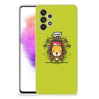 Samsung Galaxy A73 5G Telefoonhoesje met Naam Doggy Biscuit - thumbnail