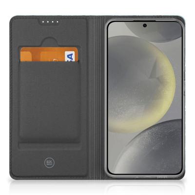 Samsung Galaxy S24 Book | Wallet Case | Wood Blue