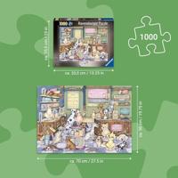 Ravensburger - dapper dog's no.2: stanley stick 'em - legpuzzel - 1000 stukjes - thumbnail