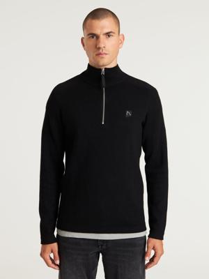 Chasin Oscar Half Zip Trui E90 - Black