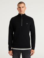 Chasin Oscar Half Zip Trui E90 - Black - thumbnail