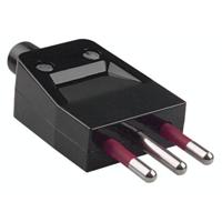 Bachmann 910.174 Stekker met randaarde Kunststof 250 V Zwart IP20 - thumbnail