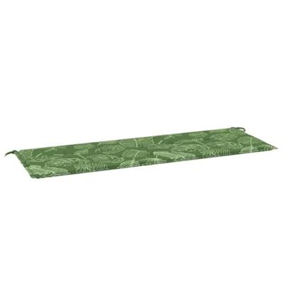 VidaXL Tuinbankkussen 150x50x3 cm oxford stof bladpatroon VidaXL Tuinbankkussen 150x50x3 cm oxford stof bladpatroon