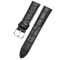 By Qubix - Crocodile leren bandje - Zwart - Compatible met Xiaomi Mi Watch/Compatible met Xiaomi Watch 2 / Compatible met Xiaomi Watch S1 / S2 / S3 / S4 - Compatible Xiaomi bandje - thumbnail