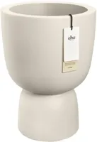 Elho Amber Coupe Round 41 - Linnen wit - L 41 x B x H 58 cm - Binnen en Buiten - 100% gerecycled - thumbnail