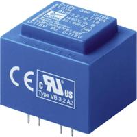BLOCK AVB 1,5/2/6 Printtransformator 2 x 115 V 2 x 6 V/AC 1.50 VA 125 mA - thumbnail