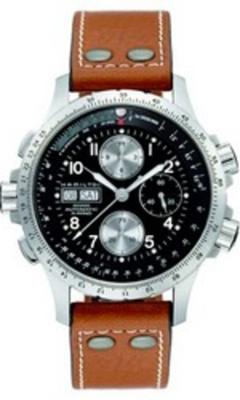 Horlogeband Hamilton H77616533 / H600.776.103 / H690.776.103 Leder Cognac 22mm