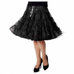 Petticoat luxe, zwart