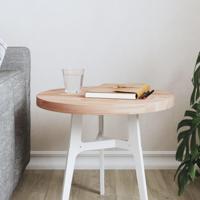 Tafelblad rond 40x2,5 cm massief beukenhout - thumbnail