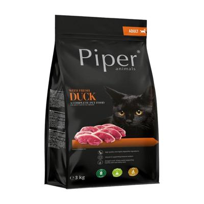 PIPER Animals with fresh duck - droog kattenvoer - 3kg