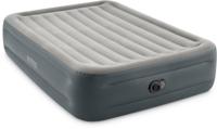 Intex 64126nd queen essential 2-persoons luchtbed 203x152x51 cm + ingebouwde pomp grijs/zwart - thumbnail