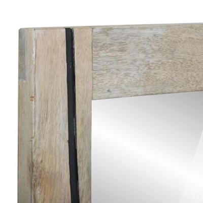 VidaXL Badkamer spiegel met spiegel bruin 70 x 50 x 2,5 cm