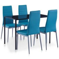 5-delige Eethoek blauw - thumbnail