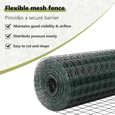 VidaXL Hek met paal groen 1,5 x 10 m staal en pvc