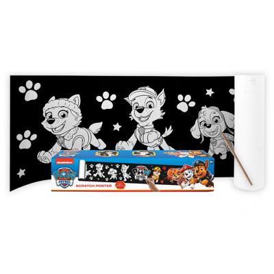 Paw Patrol scratch poster