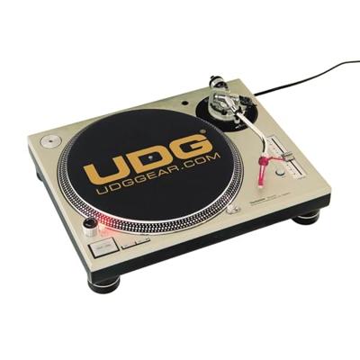 UDG Ultimate Slipmat Set Black/Gold (paar)