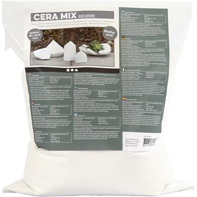 Creativ Company Cera-mix exclusieve gipsgietmix, wit, 5 kg/ 1 doos Creativ Company Cera-mix exclusieve gipsgietmix, wit, 5 kg/ 1 doos
